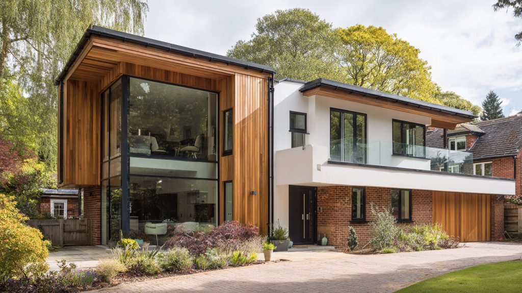 Moderne woning na verbouwing waarbij een goede renovatie planning zorgde voor een strak eindresultaat.